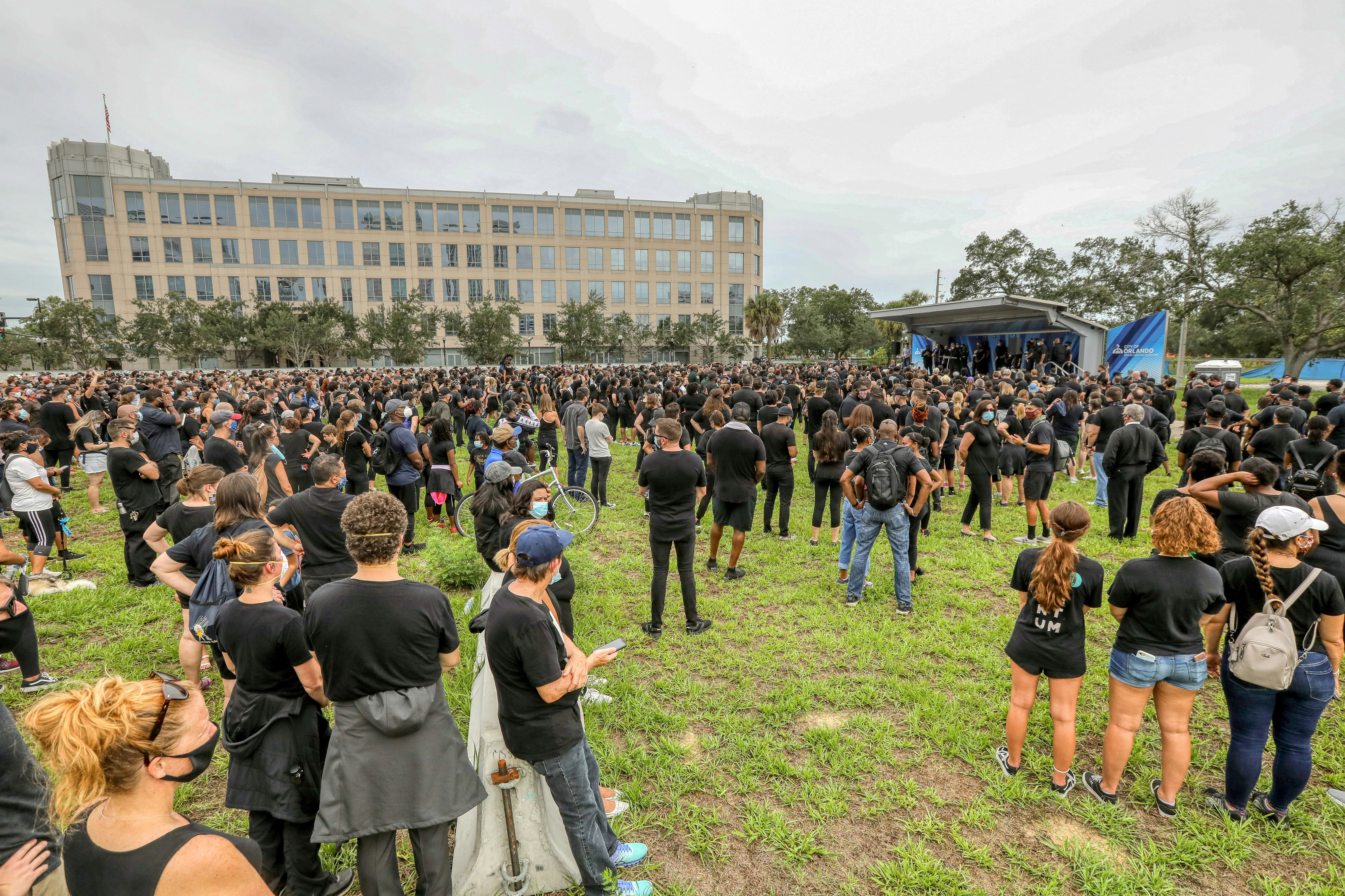 people standing on green grass field during daytime